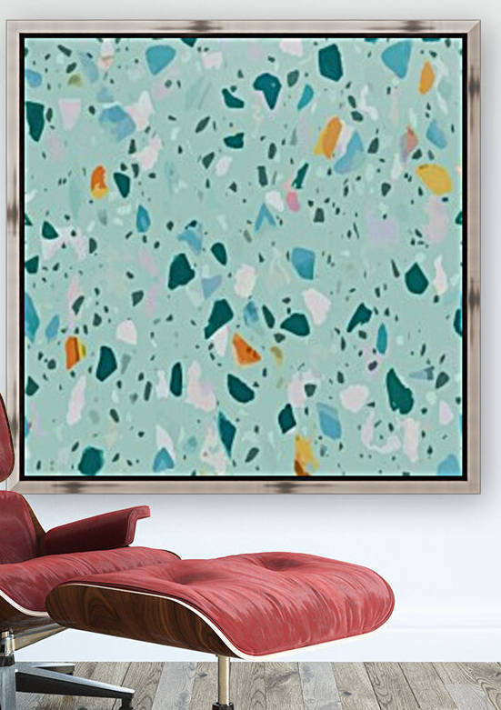 Blue Terrazzo by Neena