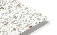 White  Terrazzo HD Metal print