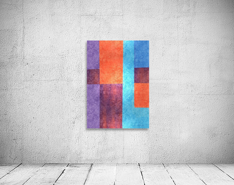Abstract Geometric Space 3 Wall Preview