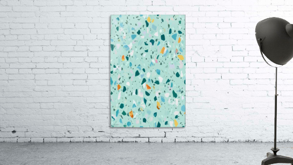 Blue Terrazzo Wall Preview