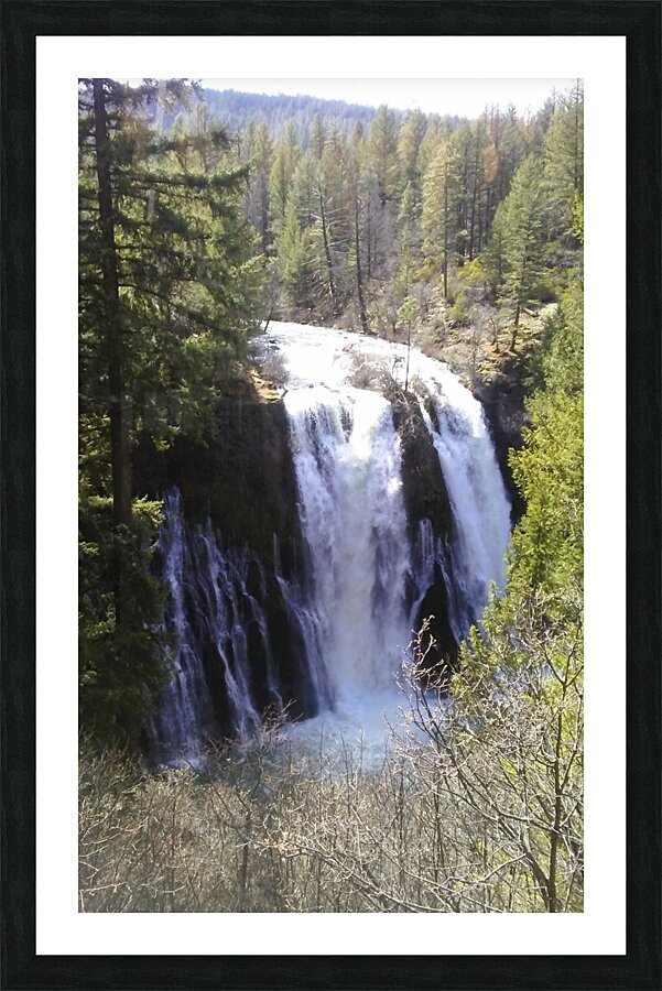 Burney Falls Picture Frame print