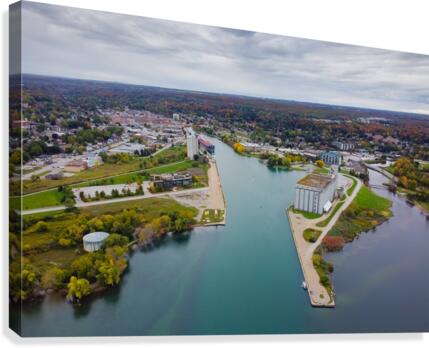 Fall Over Owen Sound Canvas Print