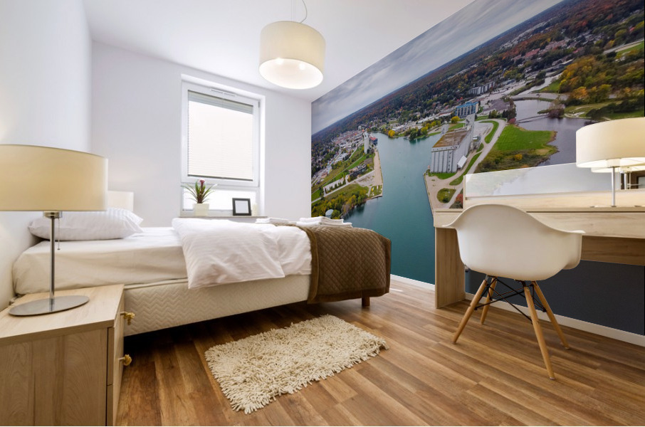 Fall Over Owen Sound Mural print