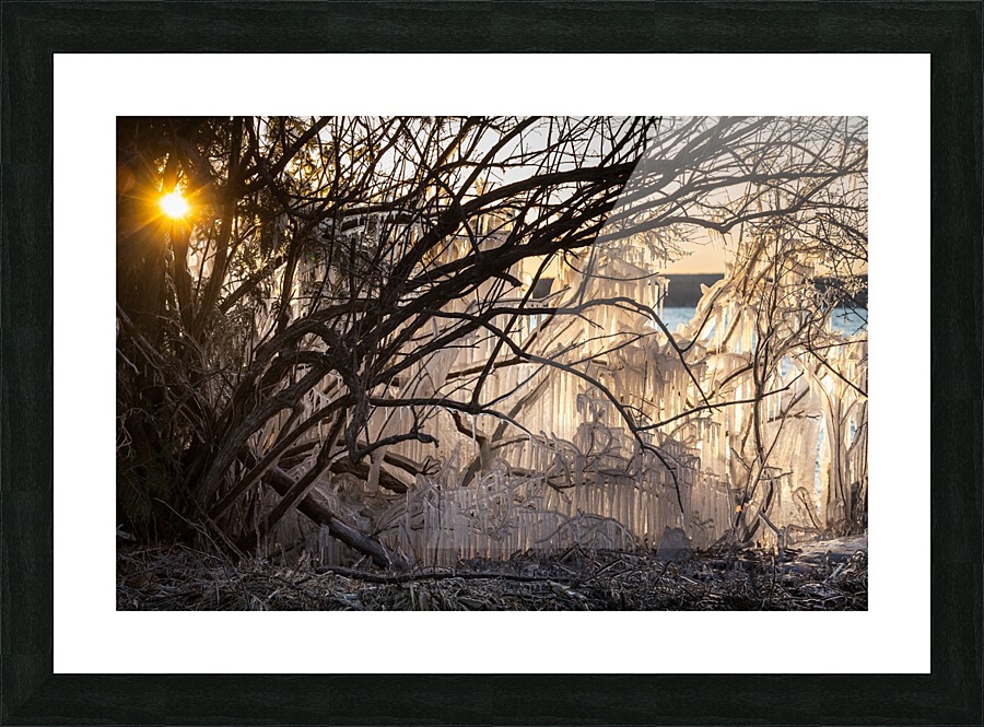 Fire and Ice Picture Frame print