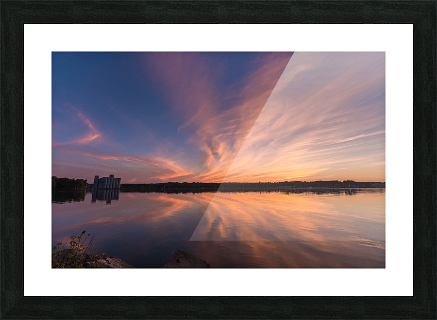Rorschach Bay Picture Frame print