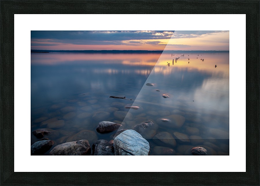 Leith Pier Picture Frame print