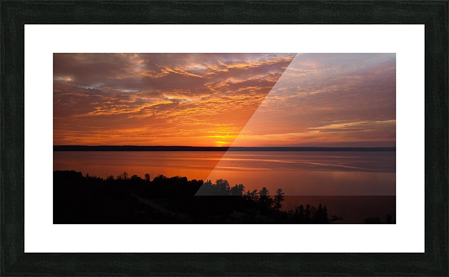 Sunset Over Hibou Picture Frame print