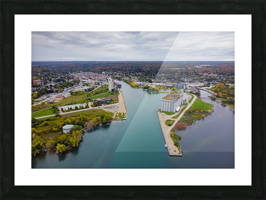 Fall Over Owen Sound Picture Frame print