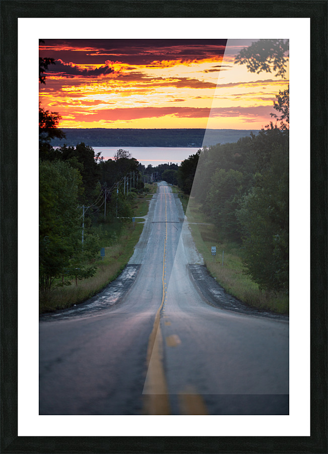 Road to Leith Picture Frame print