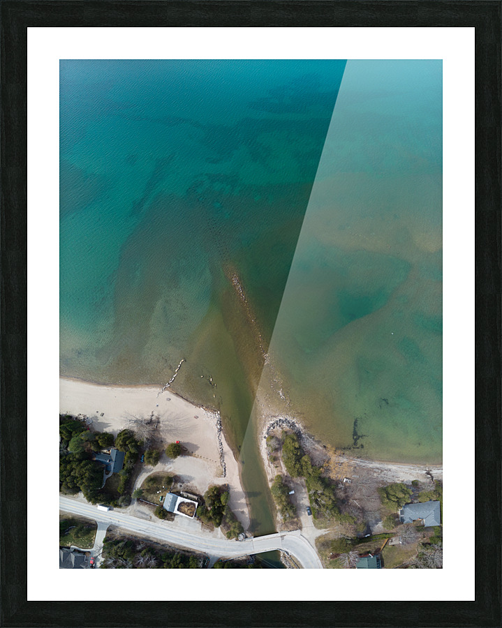 Leith Beach in Spring Picture Frame print