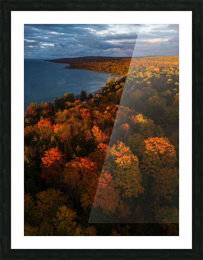 Sunset over Leith Ontario Picture Frame print