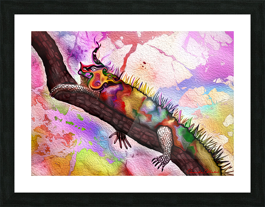 Iggy Picture Frame print