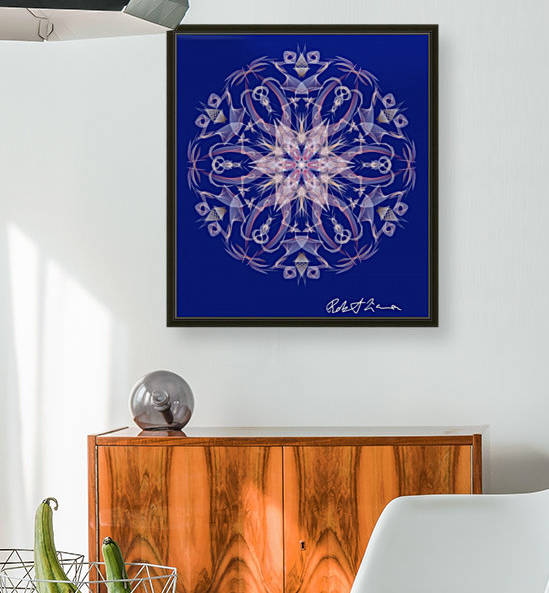 Limited Edition - Blue Mandala Art 1005 by Robi