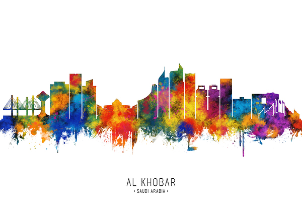 Al Khobar Saudi Arabia Skyline Digital Download