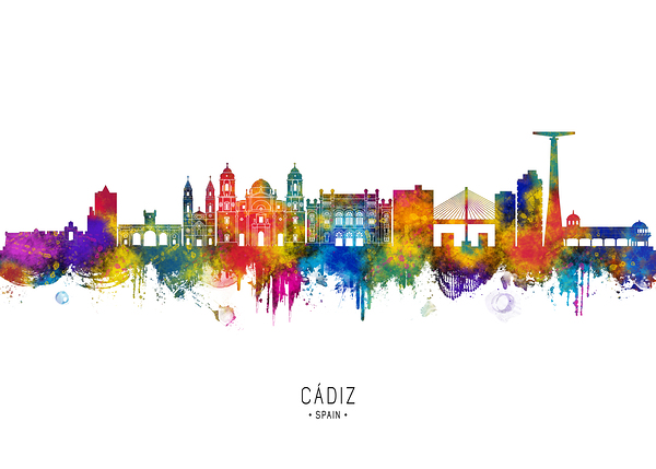Cadiz Spain Skyline Digital Download