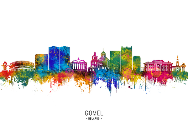 Gomel Belarus Skyline Digital Download