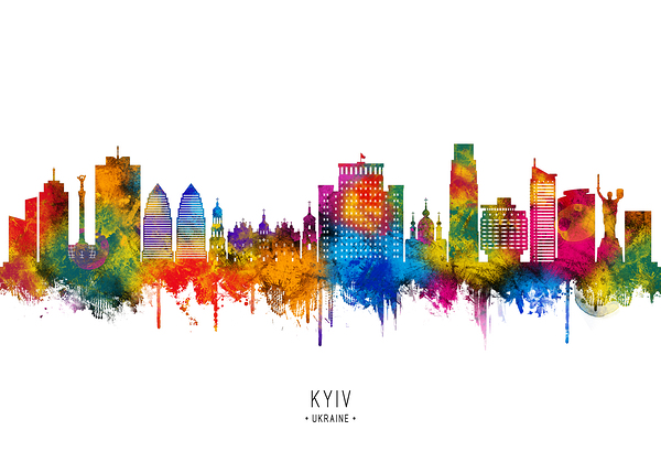 Kyiv Ukraine Skyline Digital Download