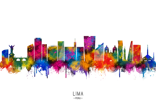 Lima Peru Skyline Digital Download
