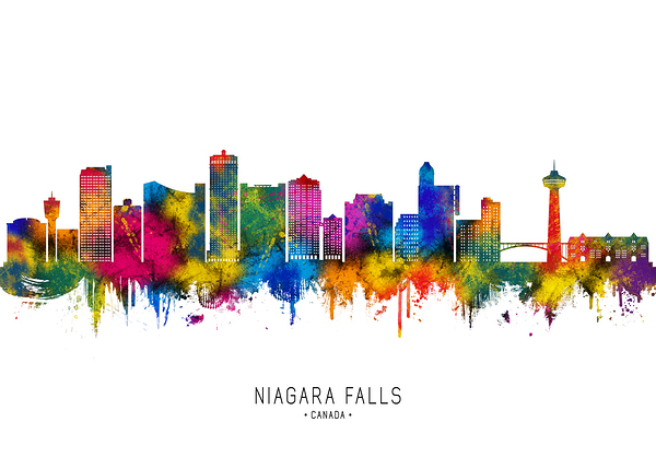 Niagara Falls Canada Skyline Digital Download