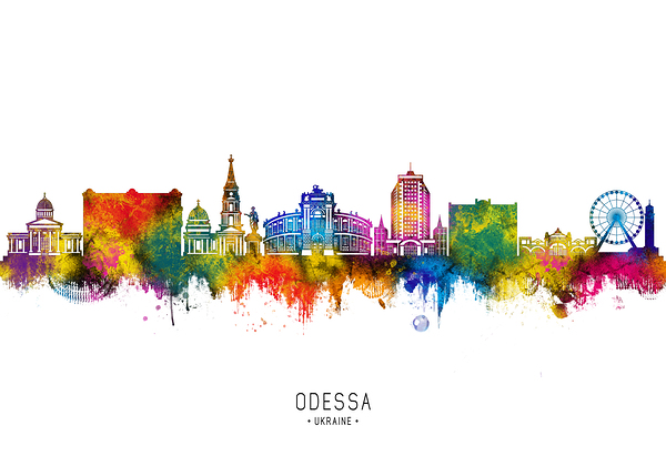 Odessa Ukraine Skyline Digital Download