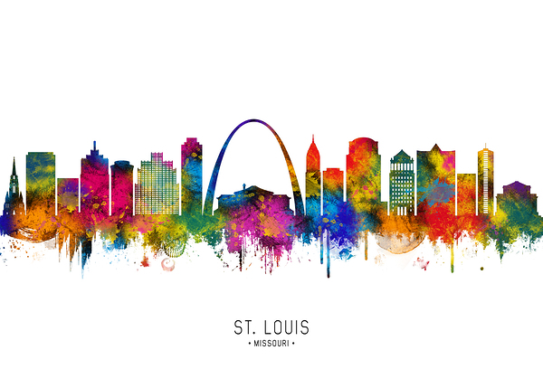 St. Louis Missouri Skyline Digital Download