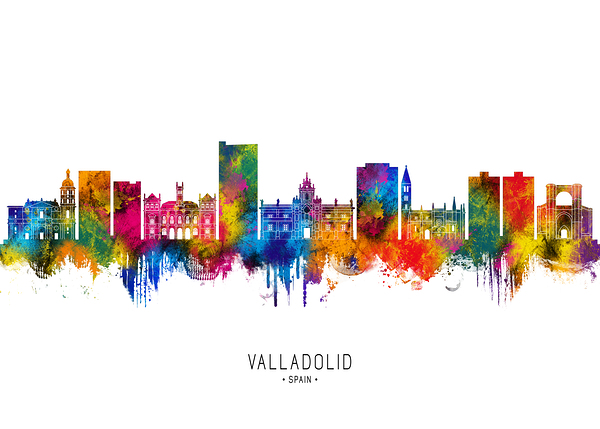 Valladolid Spain Skyline Digital Download