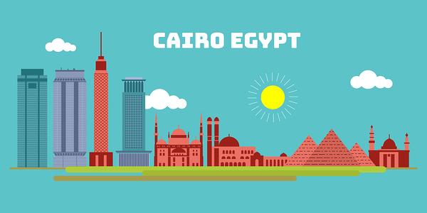 Famous Cairo Egypt  Digital Download