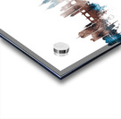 Prague Czech Republic Skyline Sepia Acrylic print