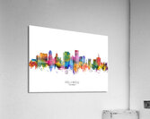 Hollywood California Skyline Acrylic Print