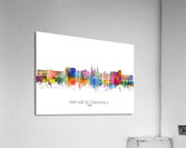 Santiago de Compostela Spain Skyline Acrylic Print