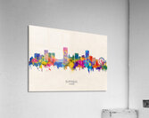 Guayaquil Ecuador Skyline Beige Acrylic Print