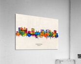 Semarang Indonesia Skyline Beige Acrylic Print