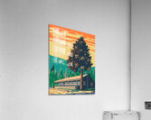 Roosevelt Lodge Acrylic Print