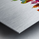 Boston Massachusetts Skyline Metal print