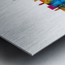 Canton Ohio Skyline Metal print