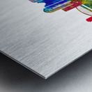 Columbus Ohio Skyline Metal print