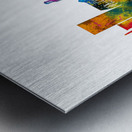 Darmstadt Germany Skyline Metal print