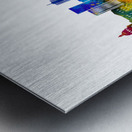 Denver Colorado Skyline Metal print