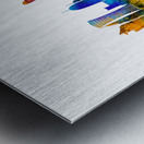 Doha Qatar Skyline Metal print