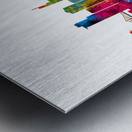 Frankfurt Germany Skyline Metal print