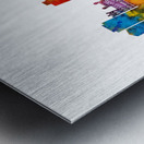 Kirov Russia Skyline Metal print