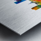 Kryvyi Rih Ukraine Skyline Metal print