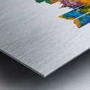 Krasnodar Russia Skyline Metal print