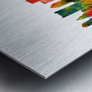 Miami Florida Skyline Metal print