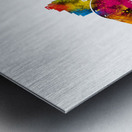 Milton Keynes England Skyline Metal print