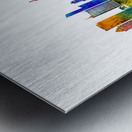 Philadelphia Pennsylvania Skyline Metal print