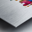 Pattaya City Thailand Skyline Metal print