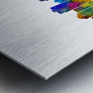 Ribeirao Preto Brazil Skyline Metal print