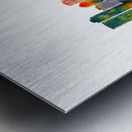 Seattle Washington Skyline Metal print