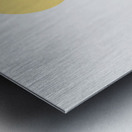 Minimalist art painting. c Metal print